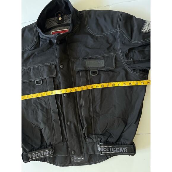 Firstgear Kenya Motorcycle Jacket Mens XL Black Waterproof Padded Touring Gear - Picture 6 of 12
